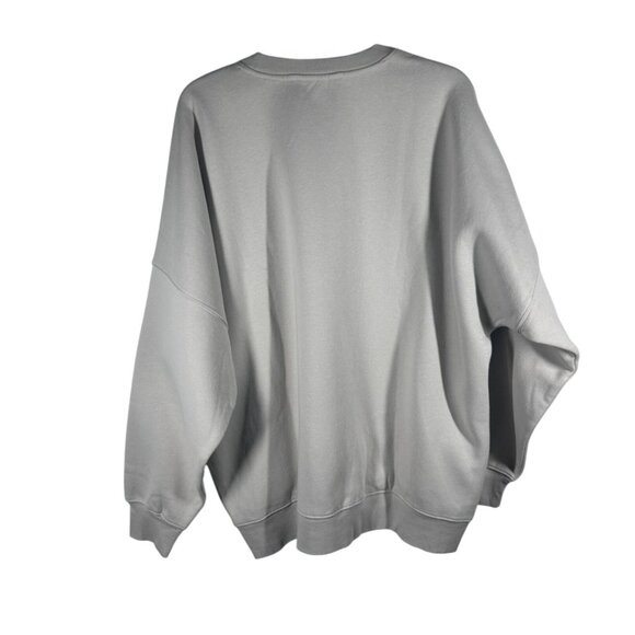 Tuff Athletics‎ Crewneck Sweatshirt Women's Large Beige Cotton/Polyester NEW - Picture 2 of 9